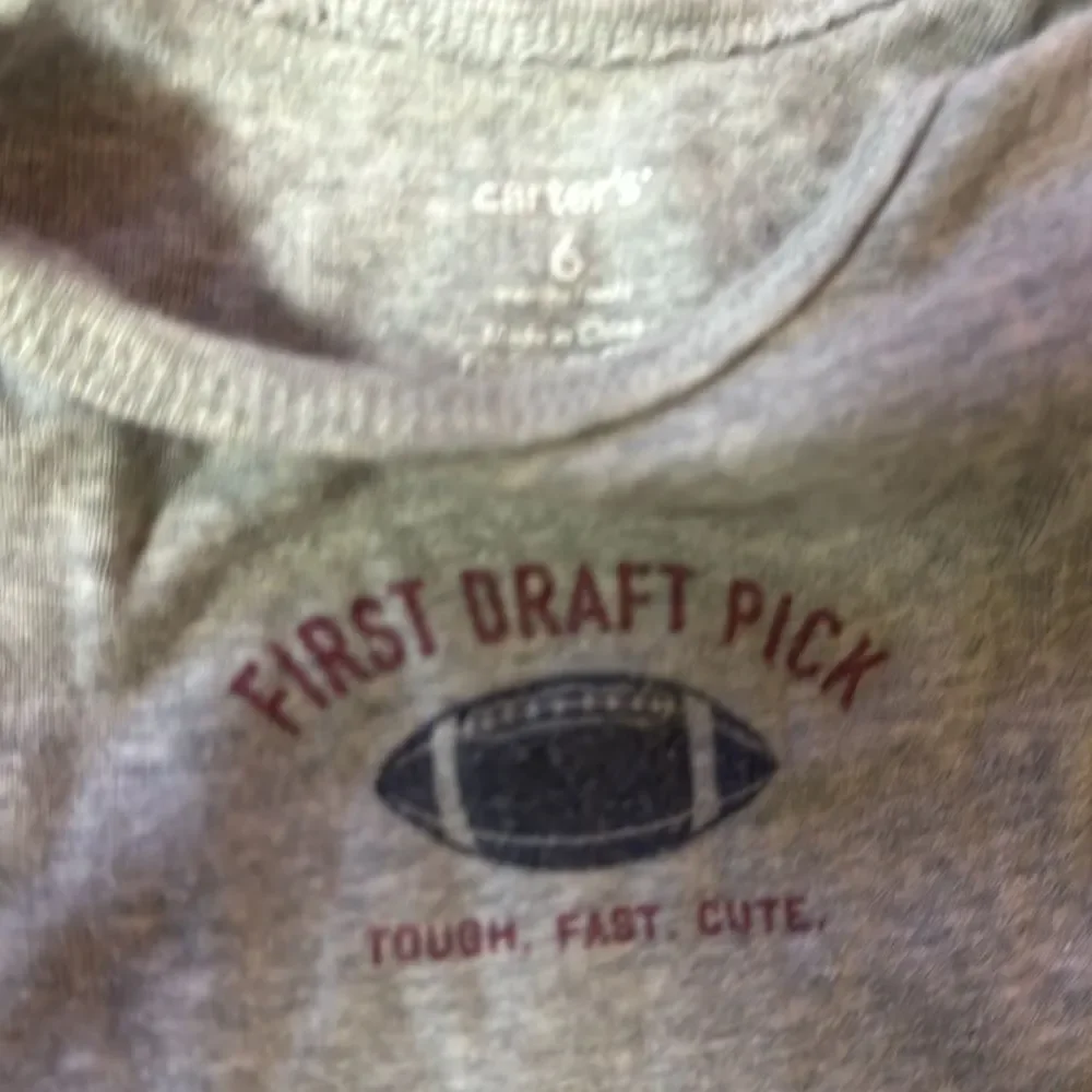 Football‎ onesie 6 months